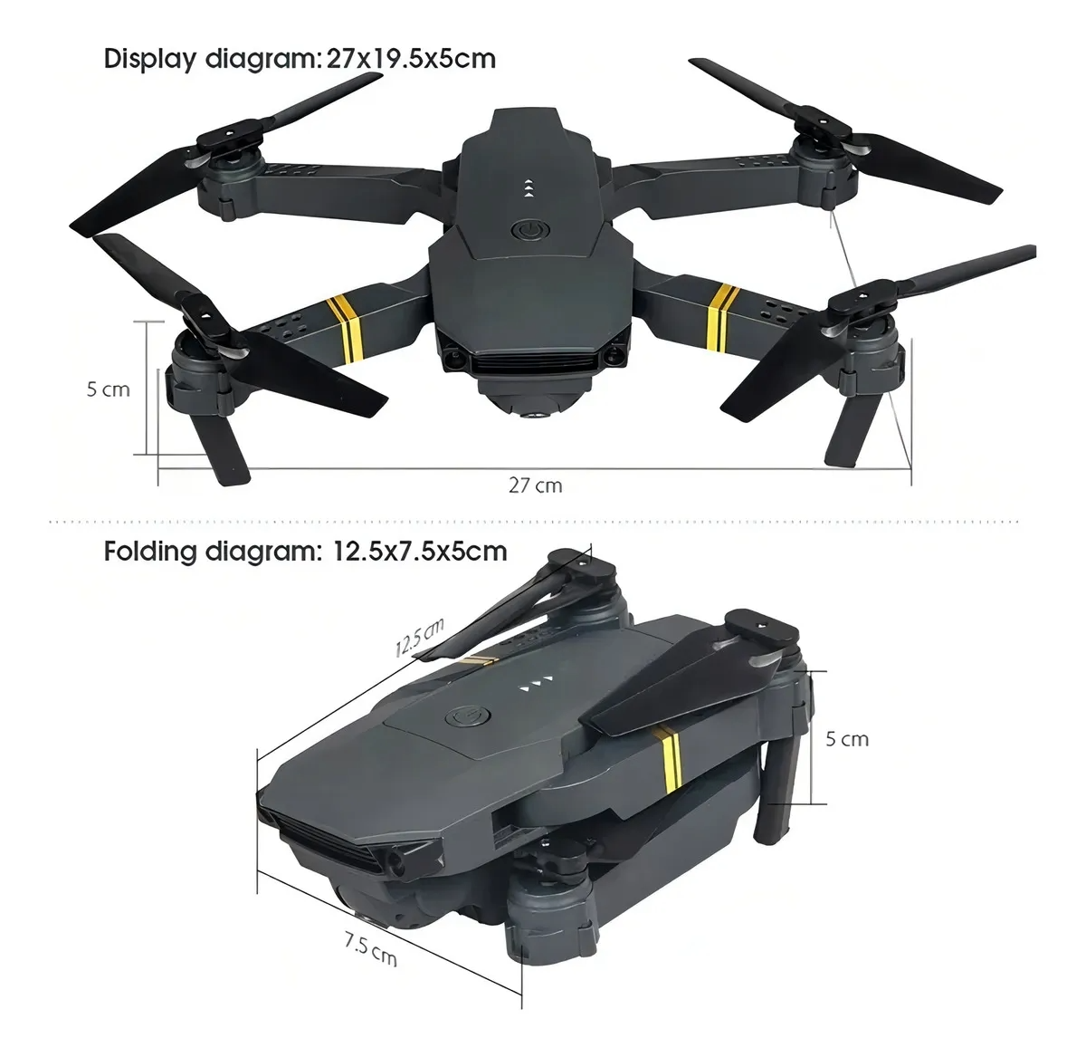 DRONE Dual Camera 4K 998 PRO Wifi - Gama Media